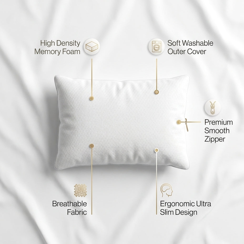Decova Premium Ultra Slim Pillow